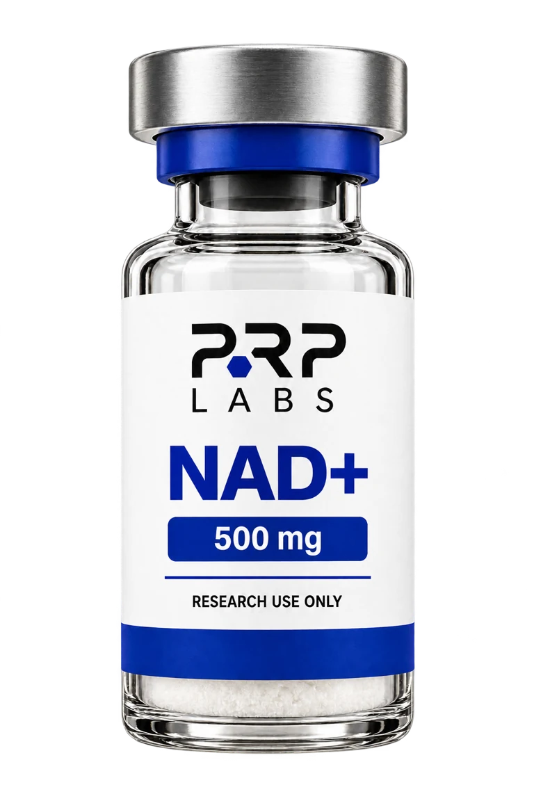 PRP Labs NAD+ 500 mg research vial
