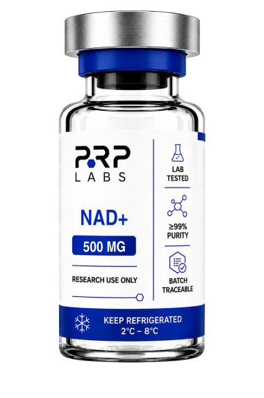 NAD+ 500 mg research vial
